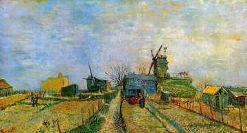 Vincent Van Gogh Painting - Vegetable Gardens in Montmartre 2 Vincent van Gogh